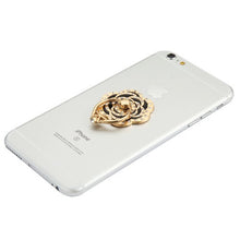 Load image into Gallery viewer, Black Flower Diamond Adhesive Ring Stand
