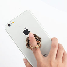 Load image into Gallery viewer, Black Flower Diamond Adhesive Ring Stand