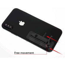 Load image into Gallery viewer, Electroplating Black Matte Sliding Metal Ring Stand