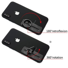 Load image into Gallery viewer, Electroplating Black Matte Sliding Metal Ring Stand