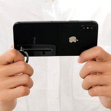 Load image into Gallery viewer, Electroplating Black Matte Sliding Metal Ring Stand