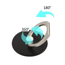 Load image into Gallery viewer, Black Circle Adhesive Ring Stand (2pcs)