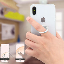 Load image into Gallery viewer, Silver Circle Metal Ring Stand