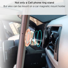 Load image into Gallery viewer, Stand-Rose Gold 3D Crystal Bling Metal Ring Stand