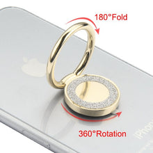 Load image into Gallery viewer, Stand-Gold 3D Crystal Bling Metal Ring Stand
