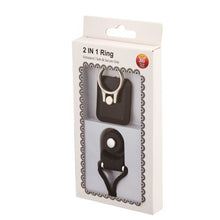 Load image into Gallery viewer, Square Ring Stand (with Black Lanyard)