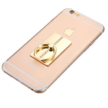 Load image into Gallery viewer, Gold Row Diamond Adhesive Ring Stand (with Package)