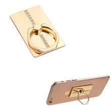 Load image into Gallery viewer, Gold Row Diamond Adhesive Ring Stand (with Package)