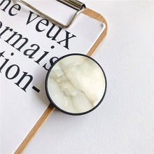 Load image into Gallery viewer, Glossy Popular Marble Expanding Phone Stand Grip Finger Rring Support Anti-Fall Round Foldable Mobile Phone Holder for iPhone 11