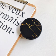 Load image into Gallery viewer, Glossy Popular Marble Expanding Phone Stand Grip Finger Rring Support Anti-Fall Round Foldable Mobile Phone Holder for iPhone 11