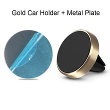 Load image into Gallery viewer, Magnetic Phone Holder for Redmi Note 8 Huawei in Car GPS Air Vent Mount Magnet Stand Car Phone Holder for iPhone 7 11 Samsung