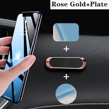 Load image into Gallery viewer, LISM Magnetic Car Phone Holder Dashboard Mini Strip Shape Stand For iPhone Samsung Xiaomi Metal Magnet GPS Car Mount for Wall