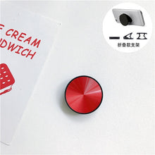 Load image into Gallery viewer, Metal Surface Expanding Phone socket ring Holder Universal Mobile Phone Finger Grip Holder Flexible Phone Stand for all phone