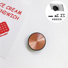 Load image into Gallery viewer, Metal Surface Expanding Phone socket ring Holder Universal Mobile Phone Finger Grip Holder Flexible Phone Stand for all phone
