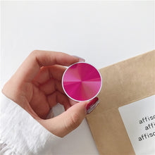 Load image into Gallery viewer, Metal Surface Expanding Phone socket ring Holder Universal Mobile Phone Finger Grip Holder Flexible Phone Stand for all phone