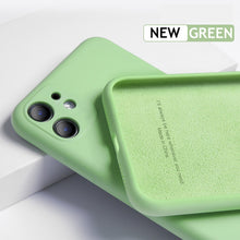 Load image into Gallery viewer, For iPhone 11 12 Pro SE 2 Case Luxury Original Silicone Full Protection Soft Cover For iPhone X XR 11 XS Max 7 8 6 6s Phone Case