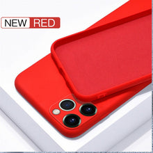 Load image into Gallery viewer, For iPhone 11 12 Pro SE 2 Case Luxury Original Silicone Full Protection Soft Cover For iPhone X XR 11 XS Max 7 8 6 6s Phone Case