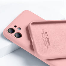 Load image into Gallery viewer, For iPhone 11 12 Pro SE 2 Case Luxury Original Silicone Full Protection Soft Cover For iPhone X XR 11 XS Max 7 8 6 6s Phone Case