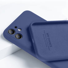 Load image into Gallery viewer, For iPhone 11 12 Pro SE 2 Case Luxury Original Silicone Full Protection Soft Cover For iPhone X XR 11 XS Max 7 8 6 6s Phone Case