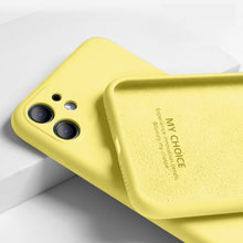 Load image into Gallery viewer, For iPhone 11 12 Pro SE 2 Case Luxury Original Silicone Full Protection Soft Cover For iPhone X XR 11 XS Max 7 8 6 6s Phone Case